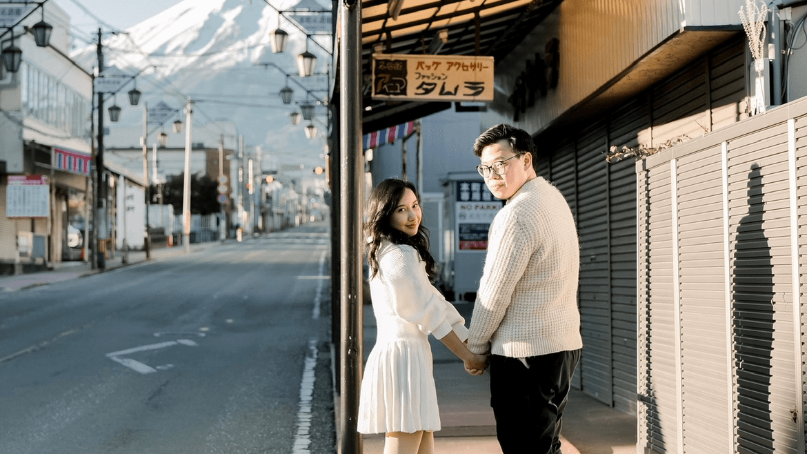 Love story in fuji